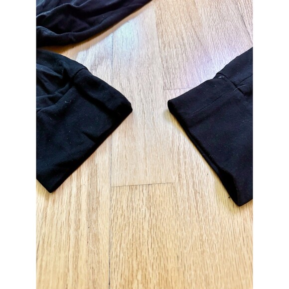 Eileen Fisher Women's Velvet Side Stripe Jogger Pants Black Petites Size PL - Picture 10 of 16